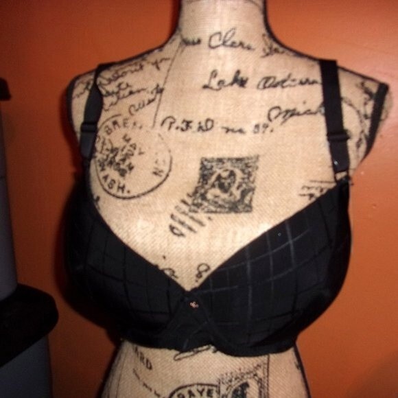 Youmita 40DD Black jacquard bra/1x Hipster Set NWT - Picture 3 of 13